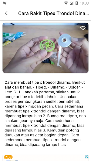 Cara Rakit Tipex Trondol Dinam Screenshot 0