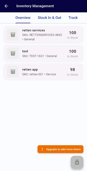 RETTEN: Inventory & Sales Screenshot 3