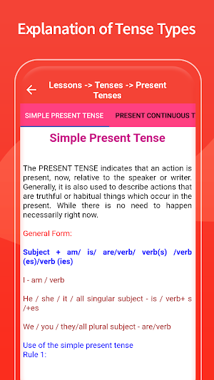 English Grammar Learning Free Offline Grammar Book Screenshot 3