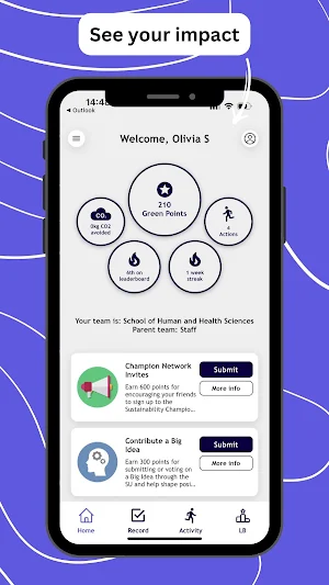 UoH Green Rewards Screenshot 1