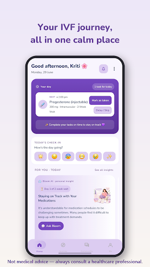BloomNest: IVF & Fertility Screenshot 2