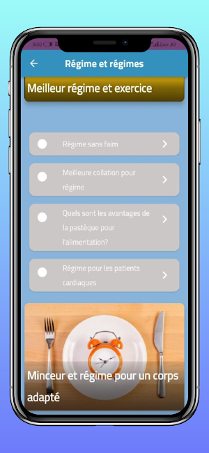 Régime et régimes Screenshot 1