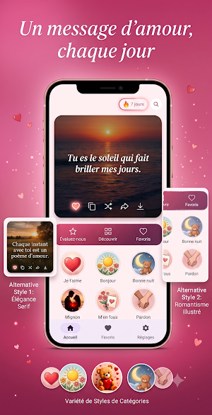 Messages et Images d'Amour Screenshot 0