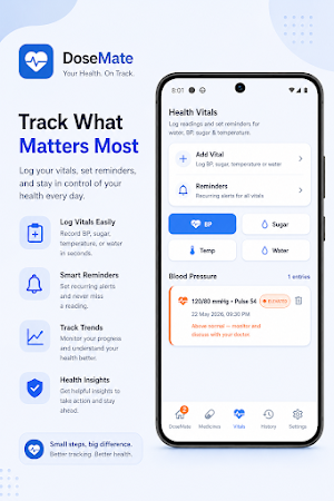 DoseMate Pill & Health Tracker Screenshot 3