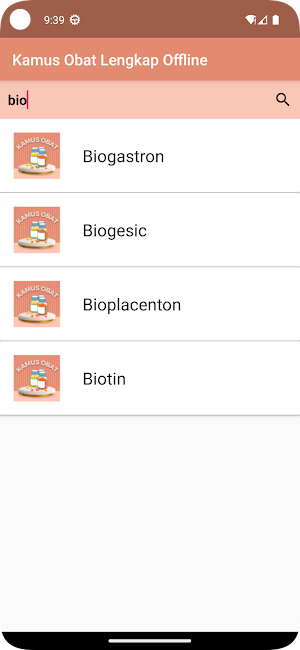Kamus Obat Lengkap Offline Screenshot 1