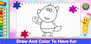 coloring wolfo book Screenshot 3