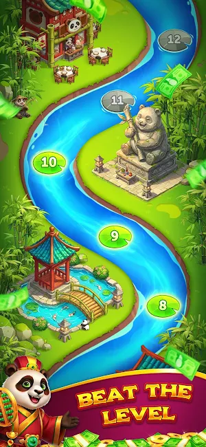 Mahjong Domino: Jade Panda Screenshot 1