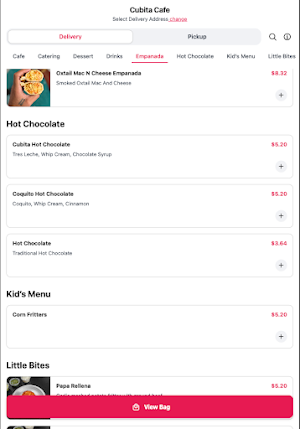 Cubita Café Screenshot 2