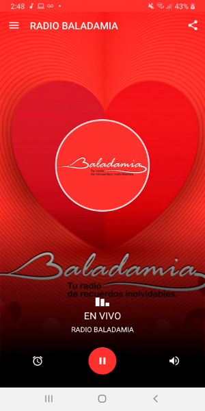 RADIO BALADAMIA Screenshot 1