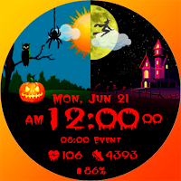 Chester HALLOWEEN watch face