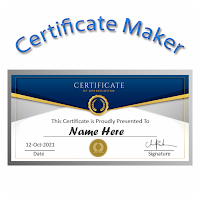 Certificate Maker and creator