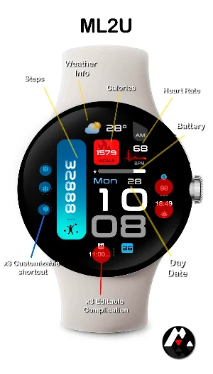 ML2U 248 Watch Face Screenshot 1
