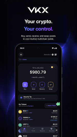 VKX Wallet – Secure Web3 Screenshot 0
