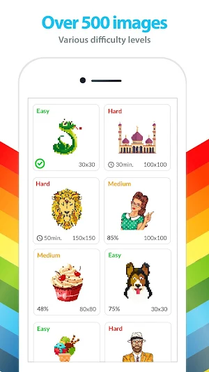 Color by Number for Adults Screenshot 0