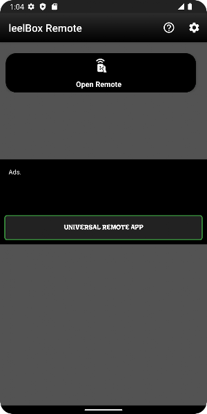 Remote control for Leelbox Screenshot 0