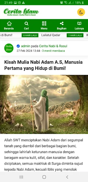 CERITA ISLAM | KISAH NABI Screenshot 1