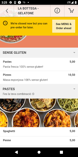 La Bottega - Order App Screenshot 2