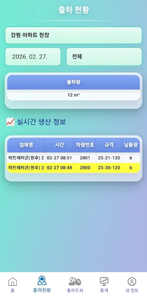 AI MIX MAX - 레미콘 아스콘 검증시스템 Screenshot 1