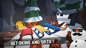 Sledge - snow mountain slide Screenshot 1