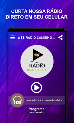 WEB RÁDIO CAMINHO DA FÉ Screenshot 0