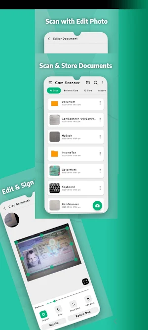 PDF scanner - Camscanner App Screenshot 0