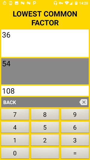 Fraction Calculator - Converter - Common Factor Screenshot 3