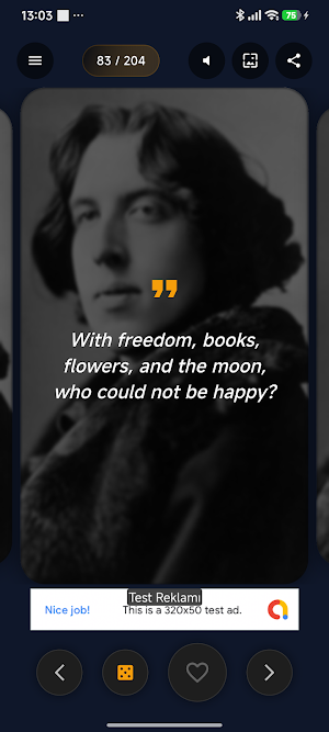 Oscar Wilde Quotes Screenshot 0
