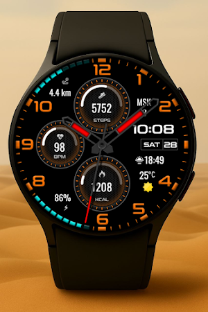 Nebula Hybrid Watch Face Screenshot 1