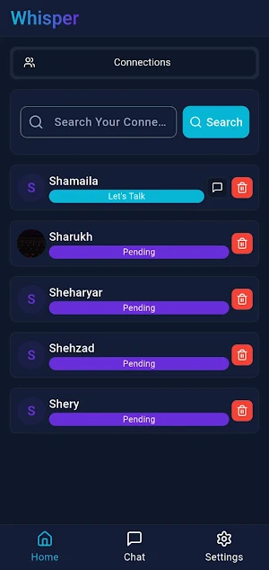 Whisper - Secure Chats Screenshot 0