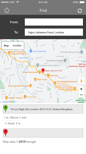 Sajee Lebanese Feast, London Screenshot 1