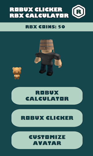 Robux Clicker & Rbx Calculator Screenshot 0