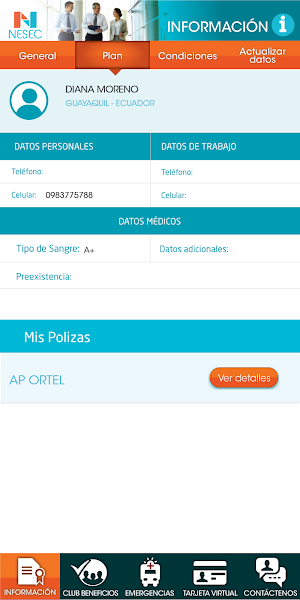 NESEC CHUBB Screenshot 2