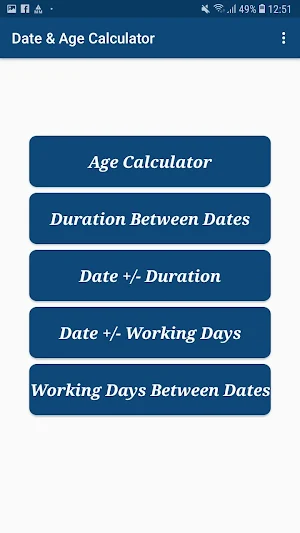 Date & Age Calculator by Date of Birth Screenshot 1