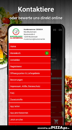 Ristorante La Sportiva Hamburg Screenshot 2
