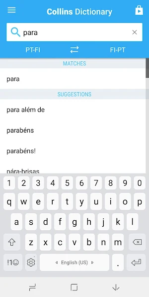 Finnish-Russian Dictionary Screenshot 0