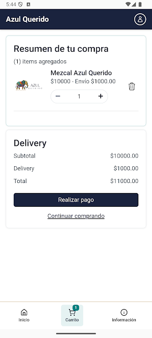 Mezcal Azul Querido Screenshot 1