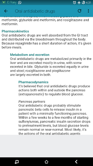 Antidiabetics Pharmacology Screenshot 1