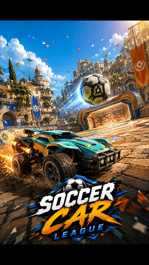 Soccer Car League: Race Cup Screenshot 1