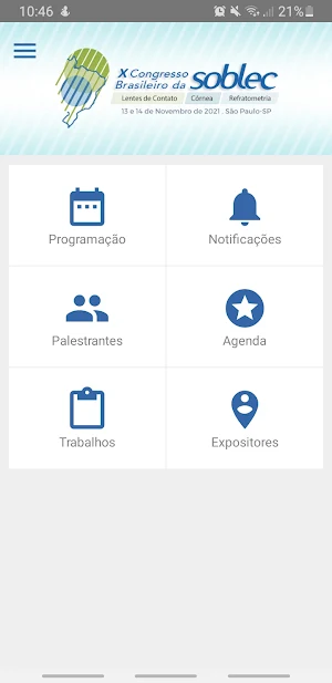 CONGRESSO SOBLEC 2021 Screenshot 1