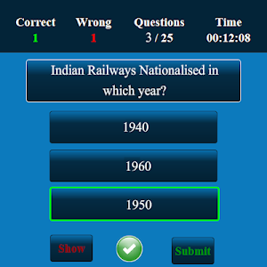 Indian Railway MCQ Screenshot 3