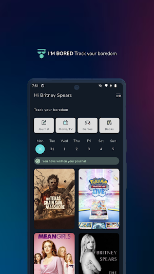 I'M BORED — Log your free time Screenshot 0