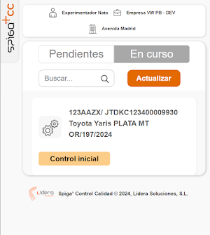 Spiga+ Control Calidad Screenshot 3