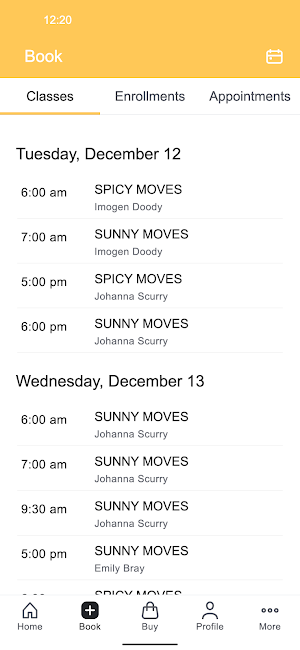 Sunny Moves Pilates Screenshot 1
