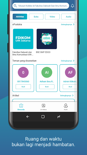 FDIKOM UIN Jakarta Library Screenshot 2