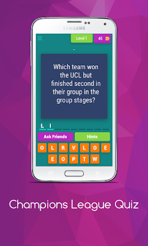 Cnampuons League Quiz Screenshot 3