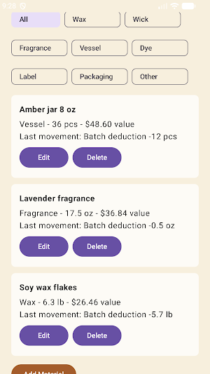 WickLedger Screenshot 2
