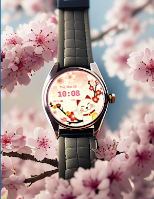 Sakuraneko Wear OS Screenshot 1