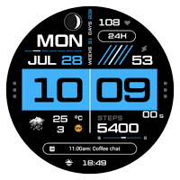 NW109: Digital watch face