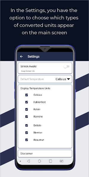 Temperature Converter - Fahrenheit to Celsius etc Screenshot 1