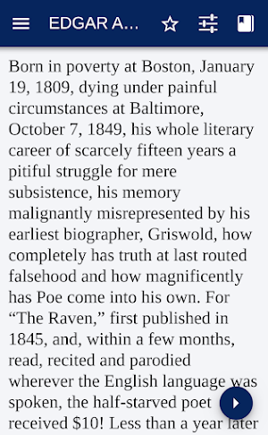 The Works of Edgar Allan Poe - Public Domain Screenshot 0